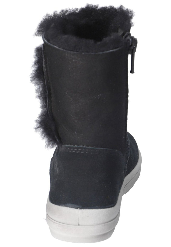 Ricosta Stiefel Veloursleder Schwarz Warmfutter