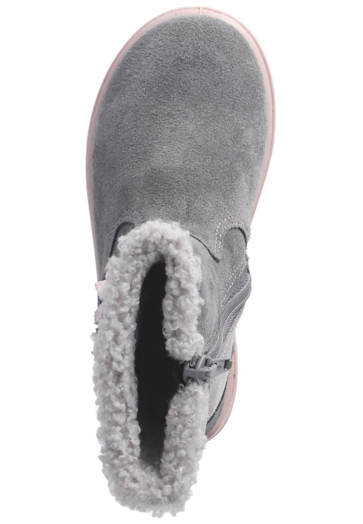 Ricosta Stiefel Veloursleder/Synthetik Graphit Warmfutter