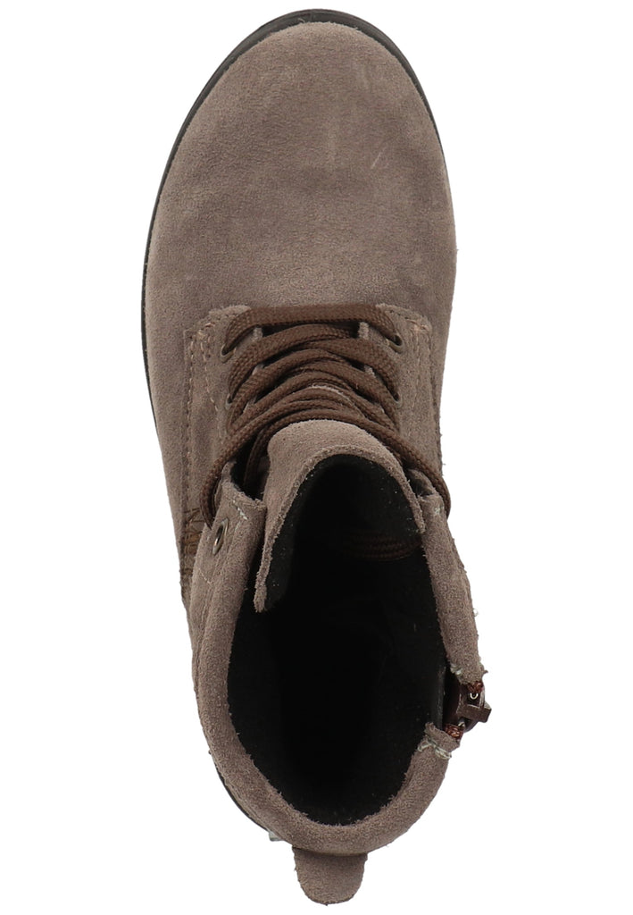 Ricosta Stiefelette Leder Hellgrau Warmfutter