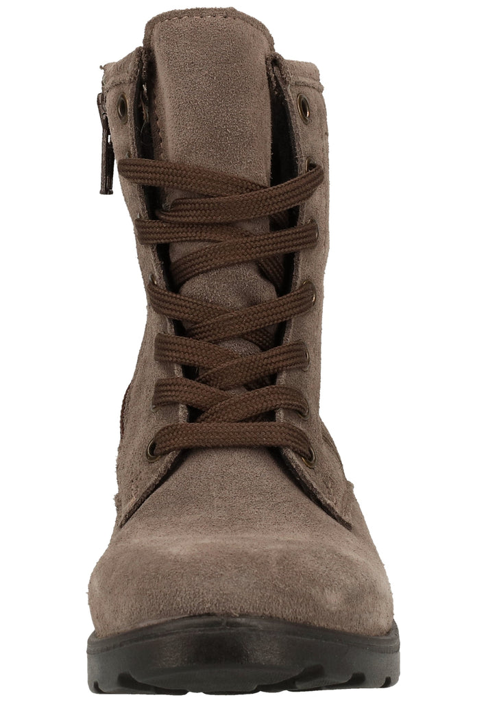 Ricosta Stiefelette Leder Hellgrau Warmfutter