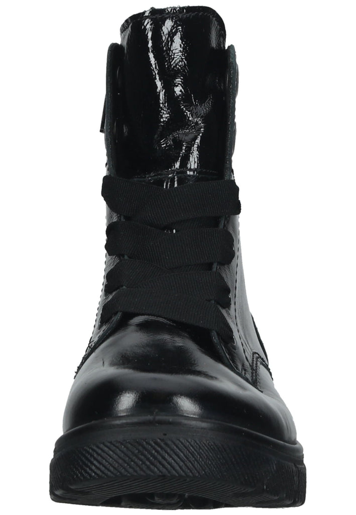 Ricosta Stiefelette Leder Schwarz Lack