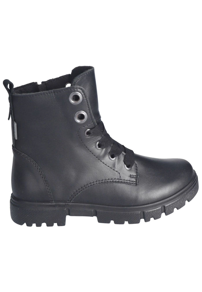 Ricosta Stiefelette Leder Schwarz Warmfutter