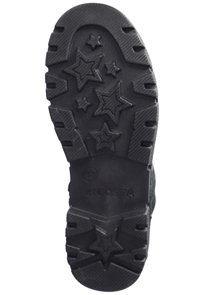 Ricosta Stiefelette Leder/Synthetik Schwarz Warmfutter