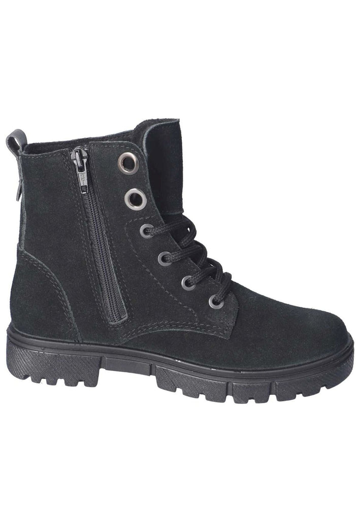 Ricosta Stiefelette Leder/Synthetik Schwarz Warmfutter
