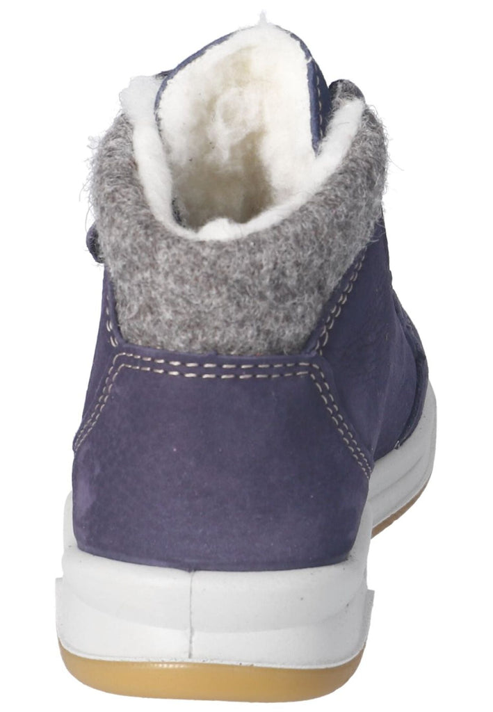 Ricosta Stiefelette Leder/Textil Blau/Grau Warmfutter