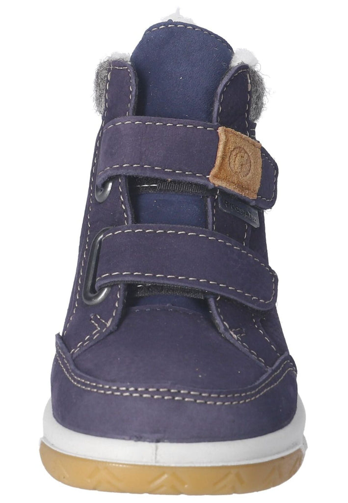 Ricosta Stiefelette Leder/Textil Blau/Grau Warmfutter