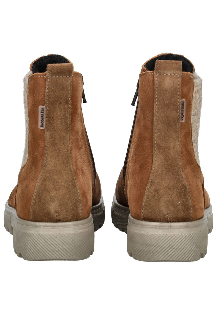 Ricosta Stiefelette Leder/Textil Curry Warmfutter