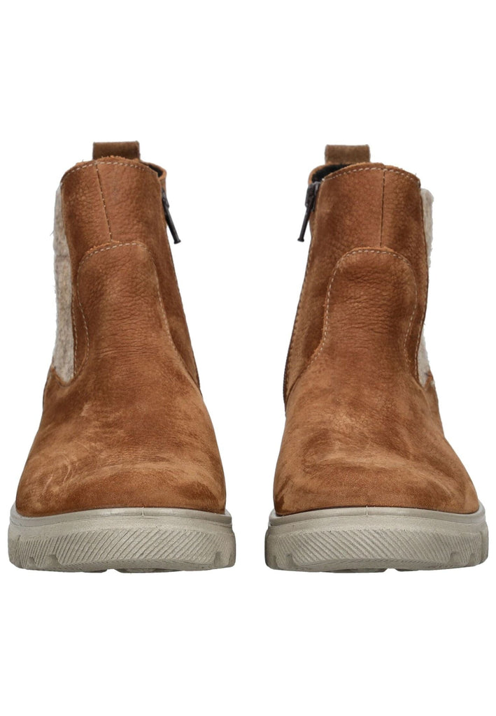 Ricosta Stiefelette Leder/Textil Curry Warmfutter