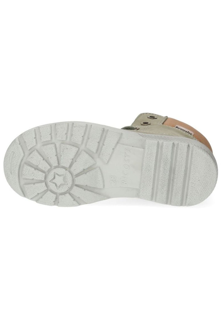 Ricosta Stiefelette Leder/Textil Grün/Braun Warmfutter