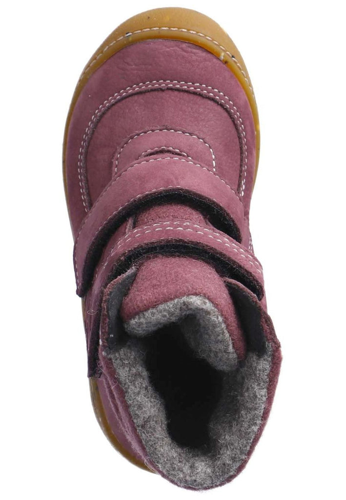 Ricosta Stiefelette Leder/Textil Pflaume Warmfutter