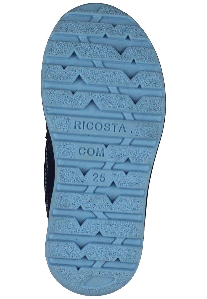 Ricosta Stiefelette Lederimitat Blau Warmfutter