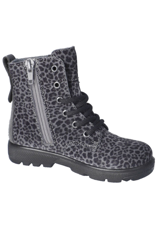 Ricosta Stiefelette Lederimitat Carbon Warmfutter
