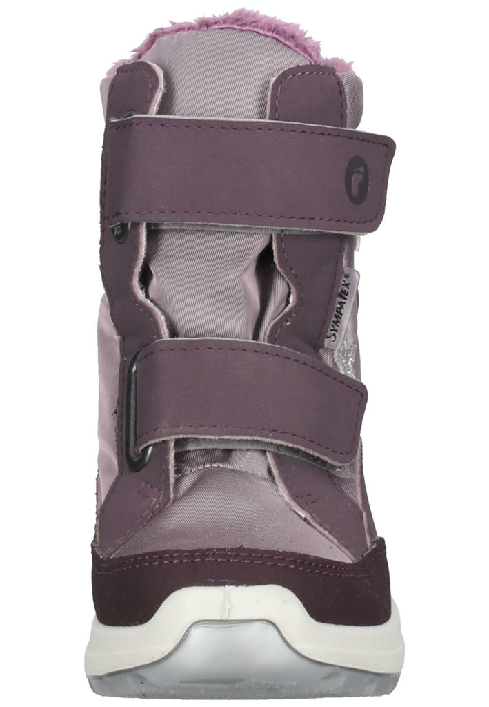 Ricosta Stiefelette Lederimitat Silber/Rosa Warmfutter