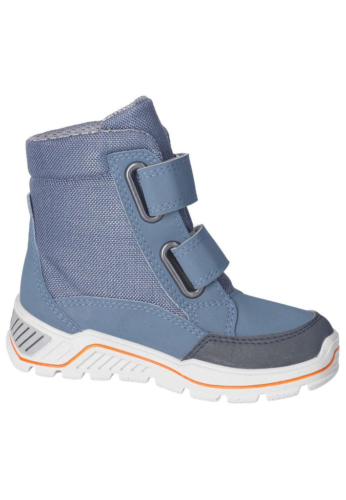 Ricosta Stiefelette Lederimitat/Textil Blau/Grau Warmfutter