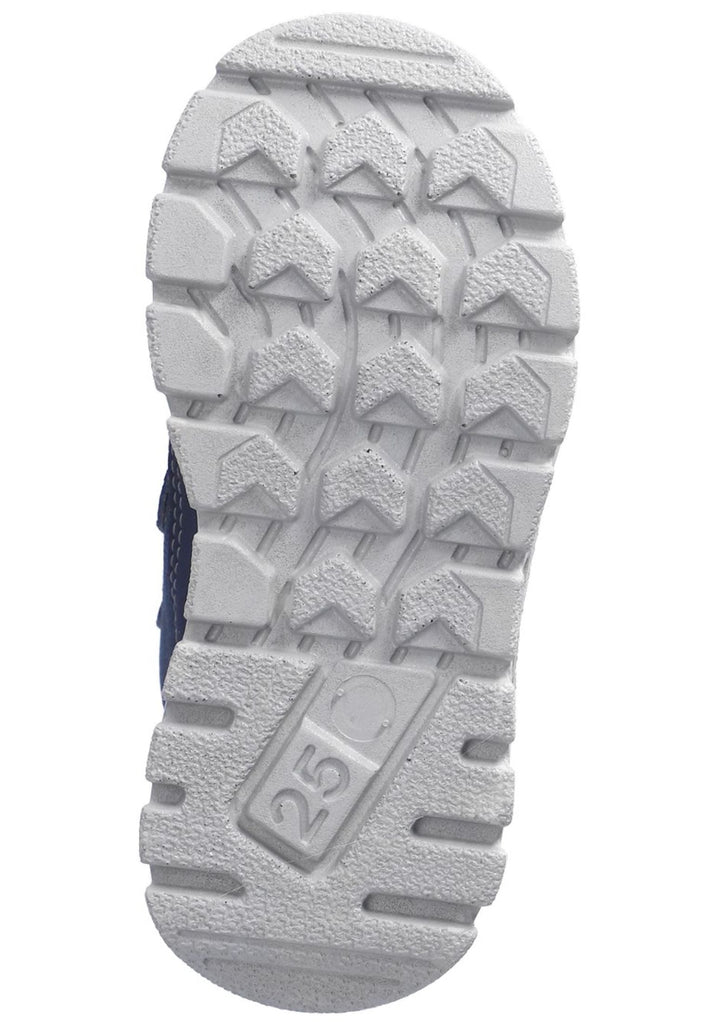 Ricosta Stiefelette Lederimitat/Textil Blau/Grau Warmfutter