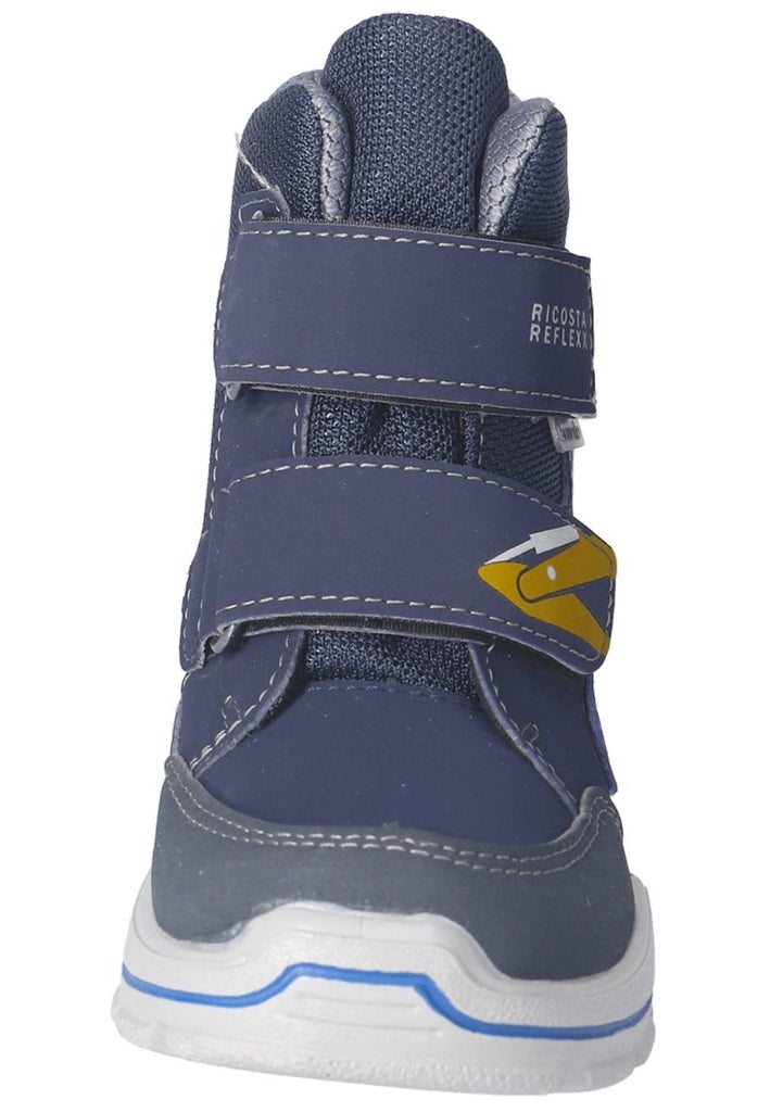 Ricosta Stiefelette Lederimitat/Textil Blau/Grau Warmfutter