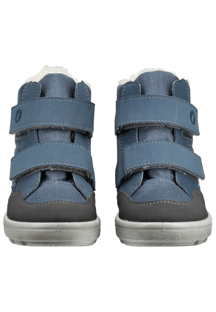 Ricosta Stiefelette Lederimitat/Textil Blau/Grau Warmfutter