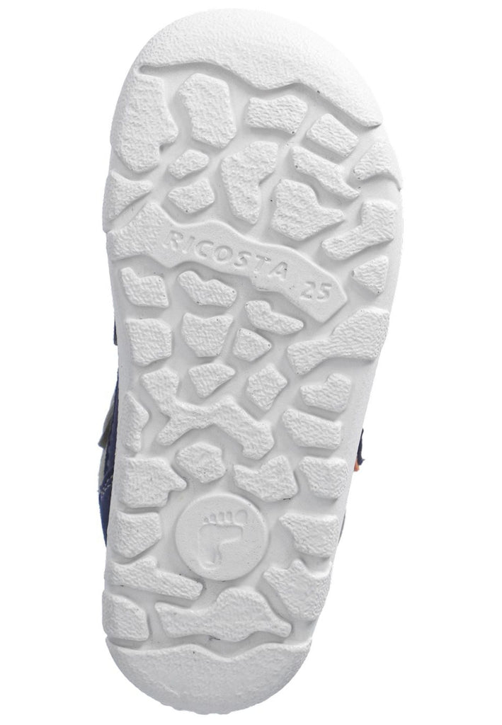 Ricosta Stiefelette Lederimitat/Textil Blau/Grün Warmfutter