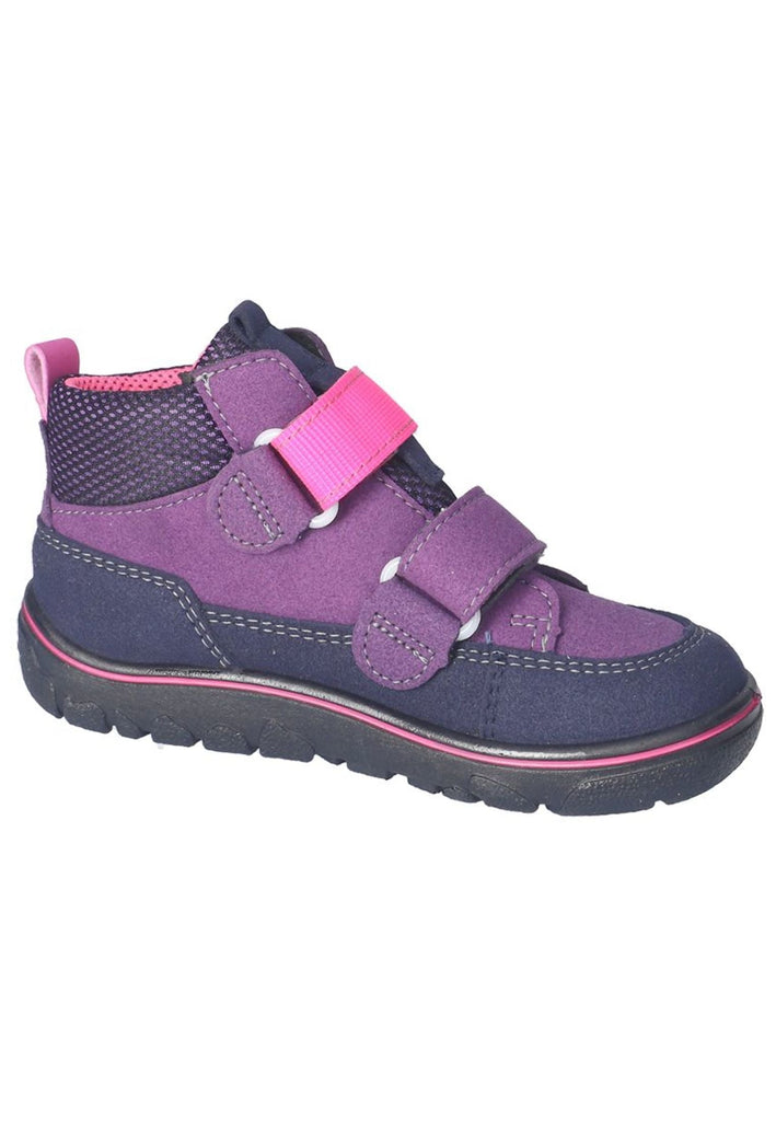 Ricosta Stiefelette Lederimitat/Textil Blau/Pink Warmfutter