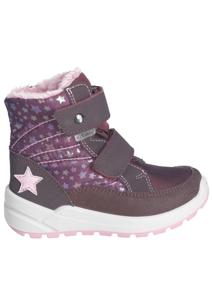 Ricosta Stiefelette Lederimitat/Textil Bordeaux Warmfutter