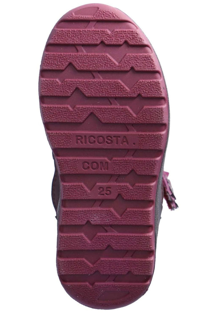 Ricosta Stiefelette Lederimitat/Textil Bordeaux Warmfutter