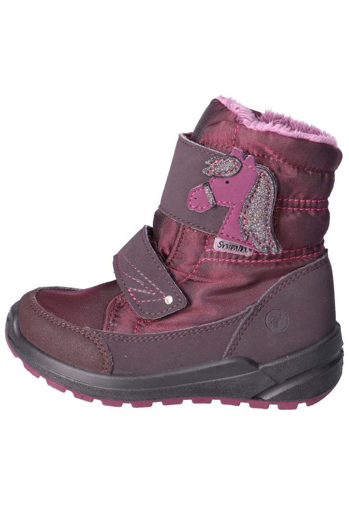 Ricosta Stiefelette Lederimitat/Textil Bordeaux Warmfutter