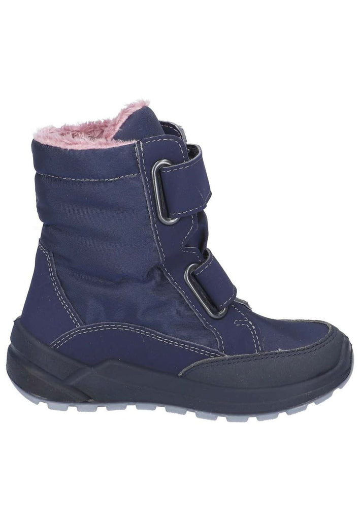 Ricosta Stiefelette Lederimitat/Textil Dunkelblau Warmfutter