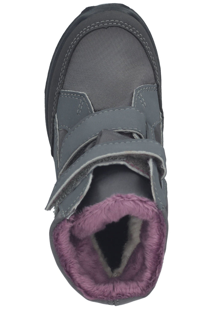 Ricosta Stiefelette Lederimitat/Textil Grau/Pink