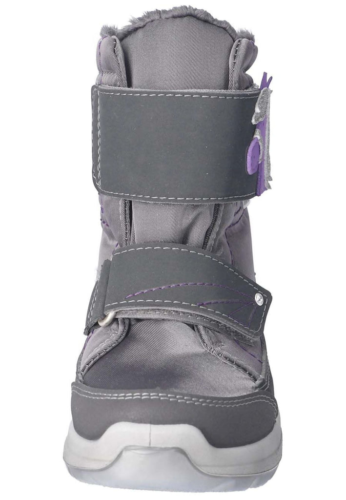 Ricosta Stiefelette Lederimitat/Textil Grau/Pink Warmfutter