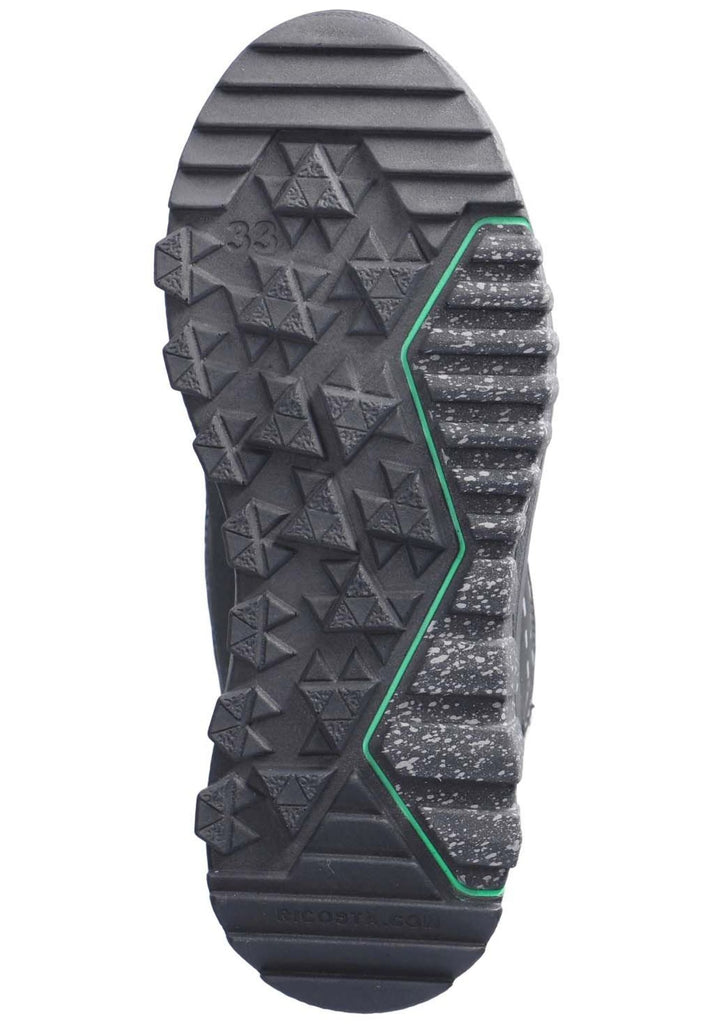 Ricosta Stiefelette Lederimitat/Textil Grau Warmfutter