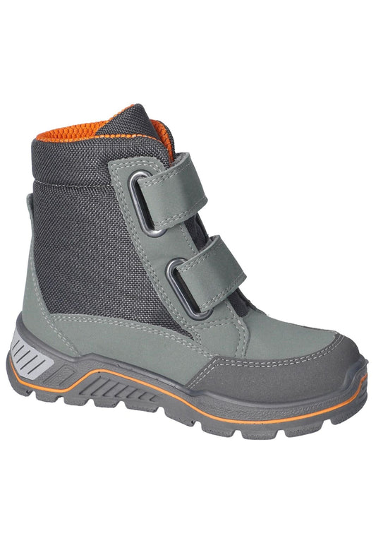 Ricosta Stiefelette Lederimitat/Textil Grün/Grau Warmfutter