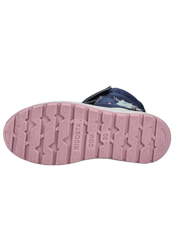 Ricosta Stiefelette Lederimitat/Textil Marine Warmfutter