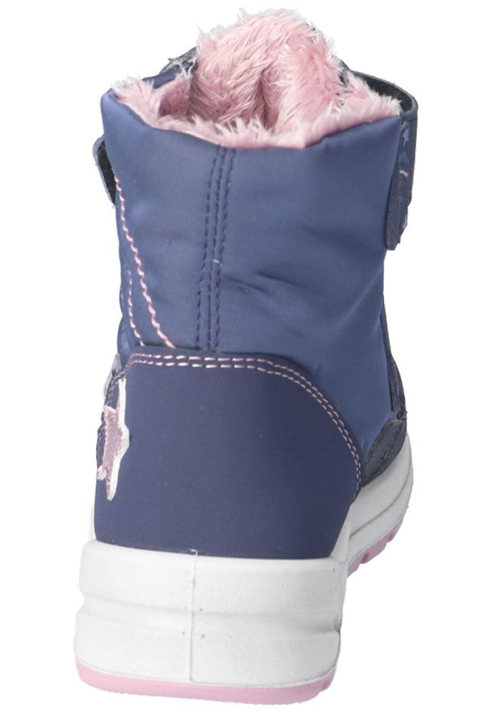 Ricosta Stiefelette Lederimitat/Textil Marine Warmfutter