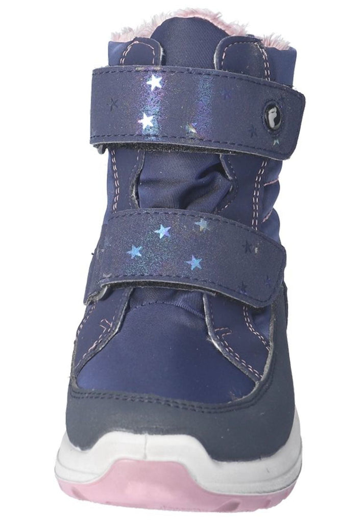 Ricosta Stiefelette Lederimitat/Textil Marine Warmfutter