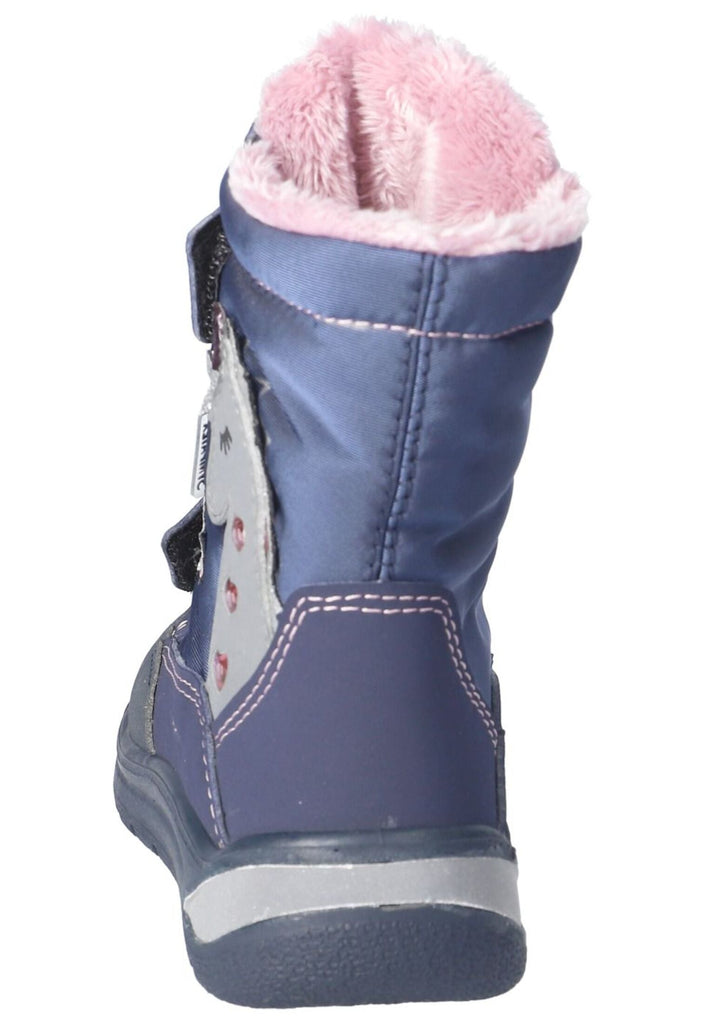 Ricosta Stiefelette Lederimitat/Textil Marine Warmfutter
