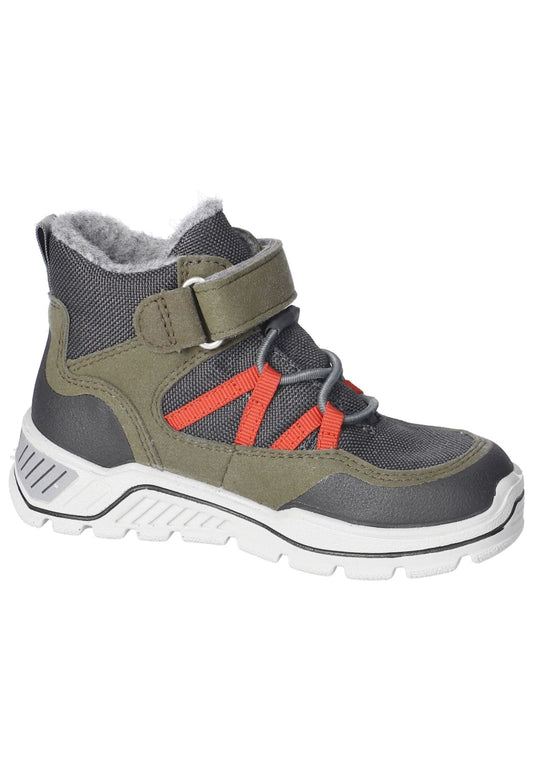 Ricosta Stiefelette Lederimitat/Textil Oliv Warmfutter