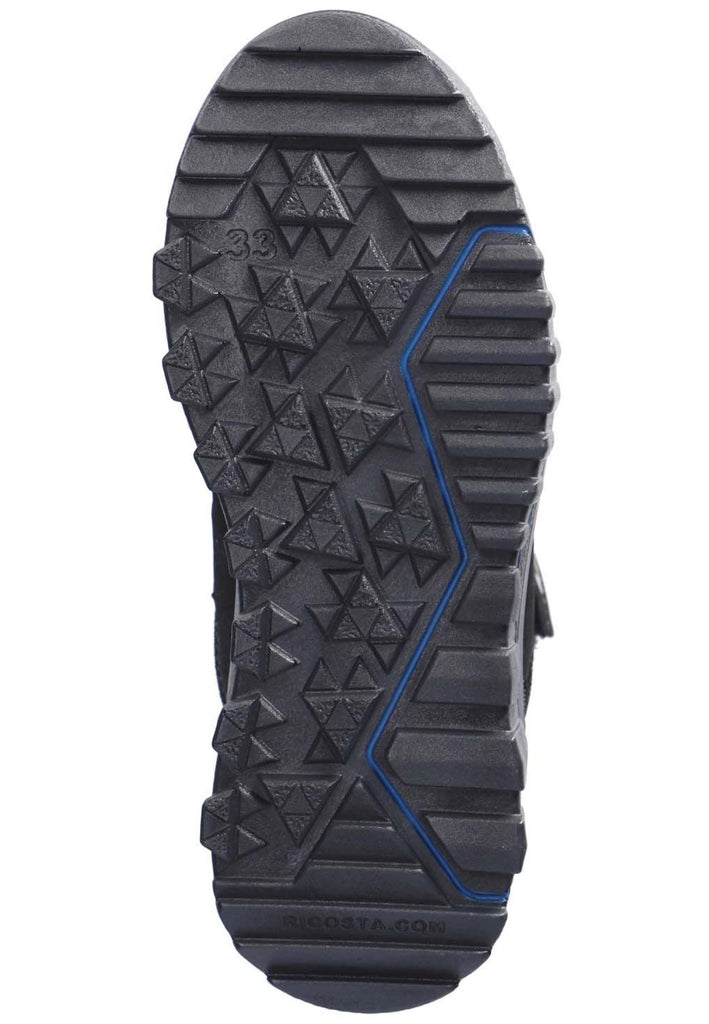 Ricosta Stiefelette Lederimitat/Textil Schwarz Warmfutter