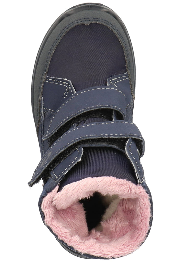 Ricosta Stiefelette Synthetik/Textil Marine Warmfutter