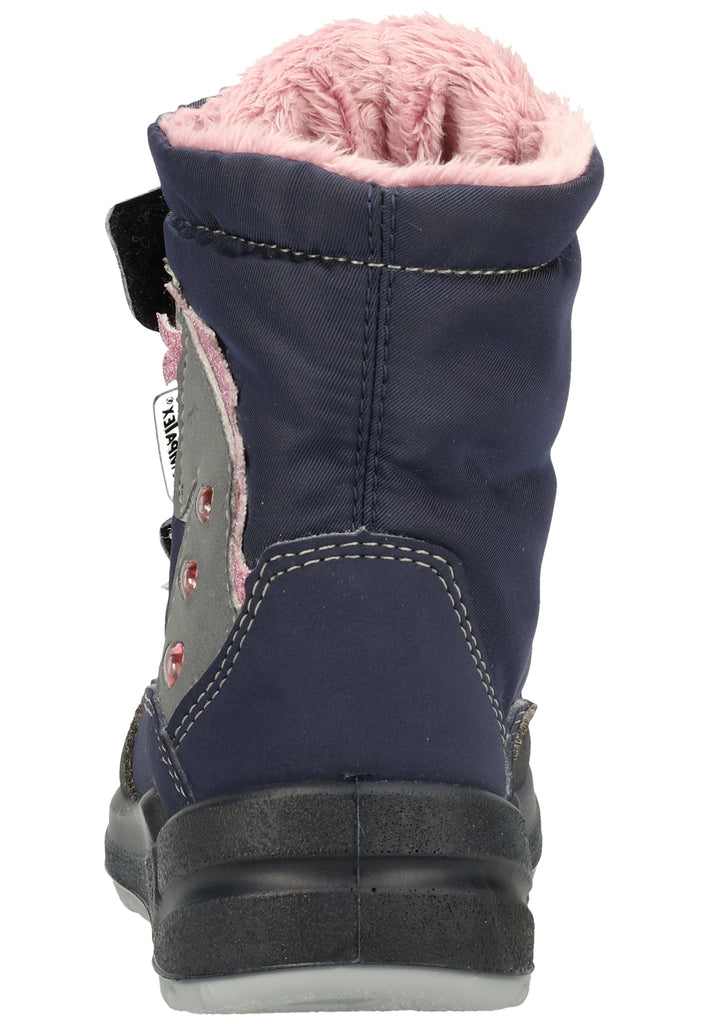 Ricosta Stiefelette Synthetik/Textil Marine Warmfutter