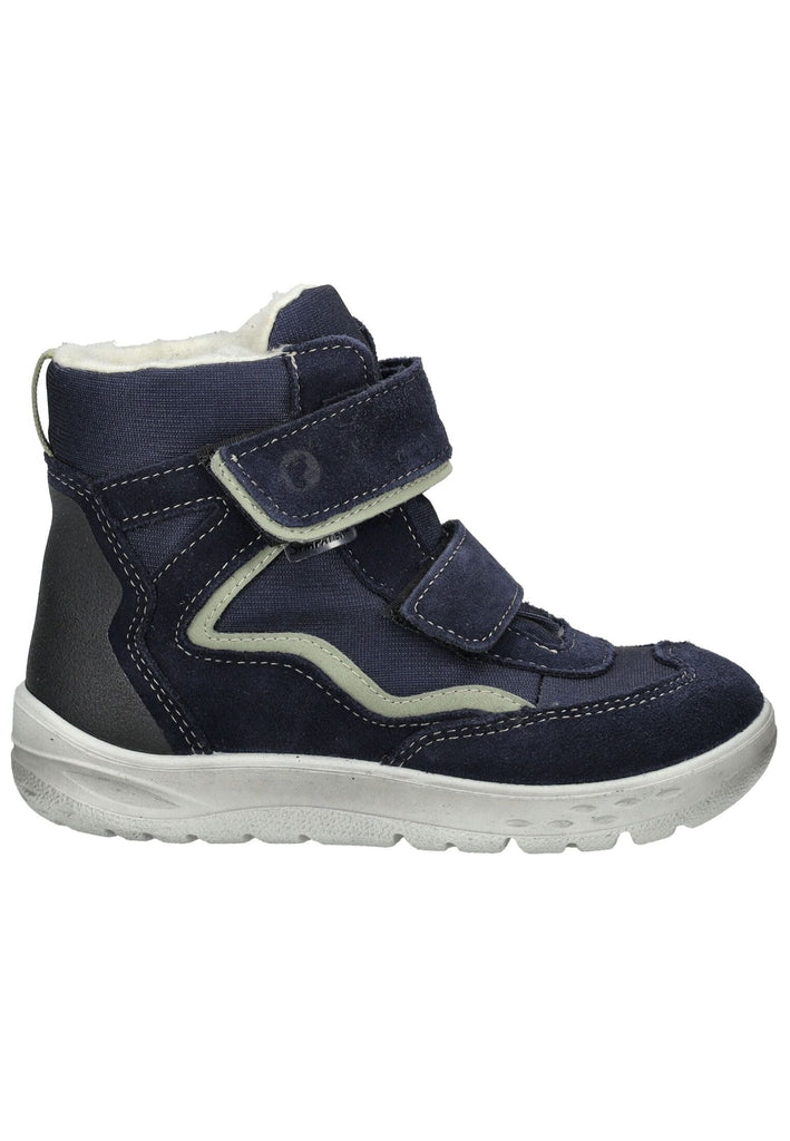 Ricosta Stiefelette Veolurs/Textil/Synthetik Dunkelblau Warmfutter