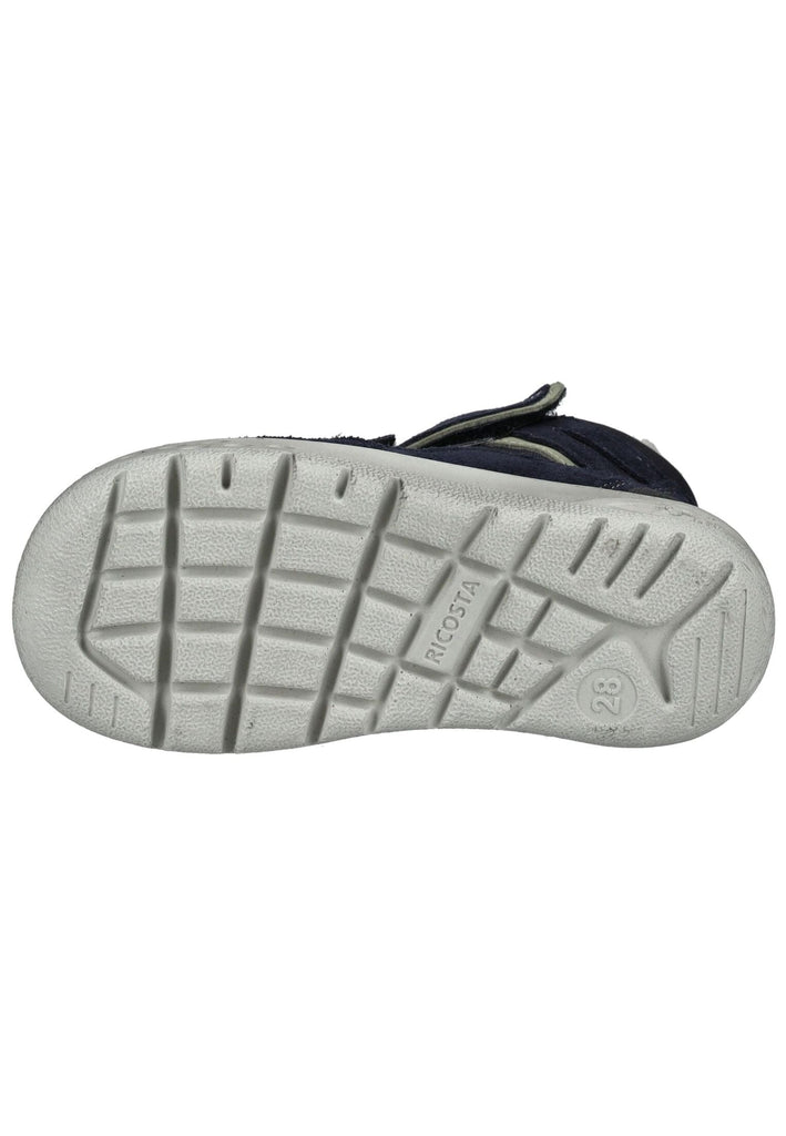 Ricosta Stiefelette Veolurs/Textil/Synthetik Dunkelblau Warmfutter