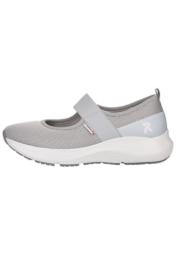 Ballerinas Rieker Ballerinas Textil Grau