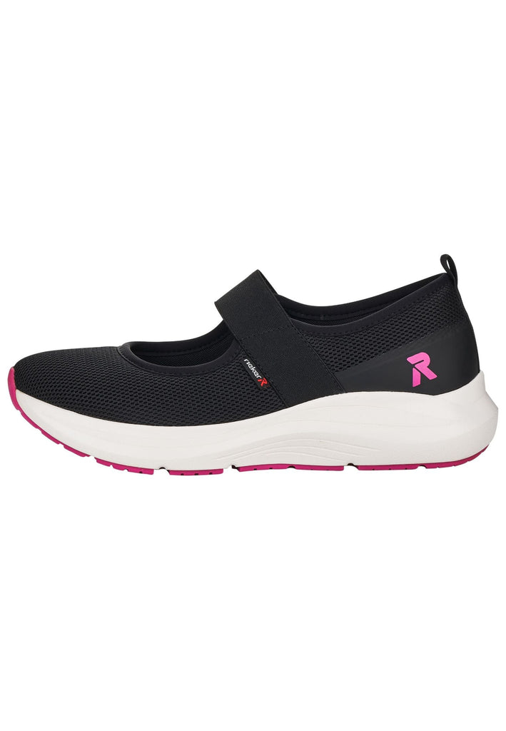 Ballerinas Rieker Ballerinas Textil Schwarz/Rosa