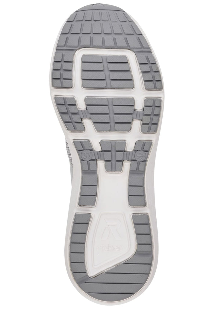 Rieker Ballerinas Textil Grau