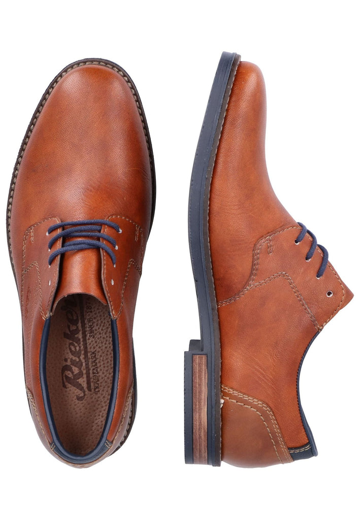 Rieker Businessschuhe Glattleder Braun