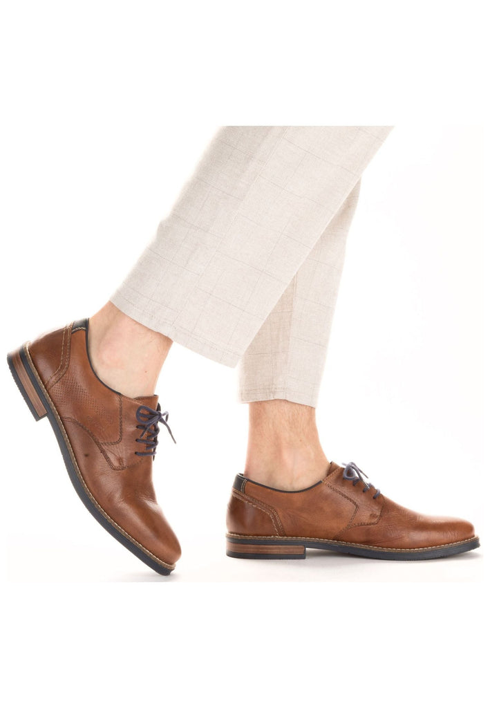 Rieker Businessschuhe Glattleder Braun