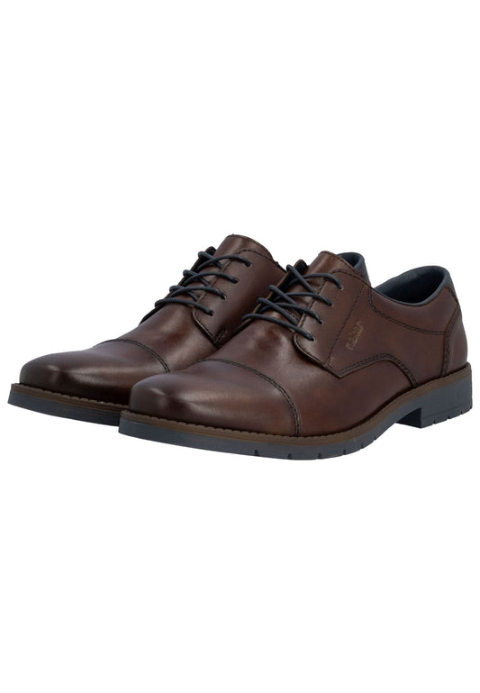 Rieker Businessschuhe Glattleder Braun
