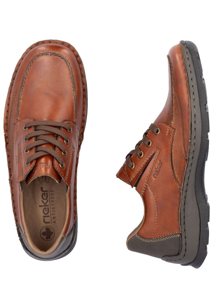 Rieker Halbschuhe Glattleder Braun