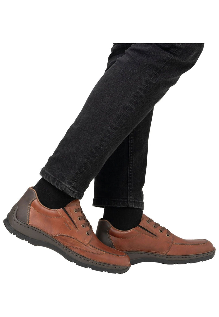 Rieker Halbschuhe Glattleder Braun