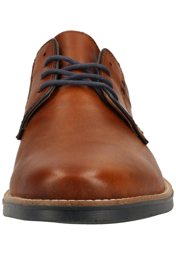 Rieker Halbschuhe Glattleder Braun/Blau